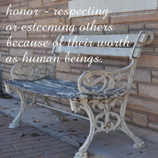 Words for Inspiration – Honor