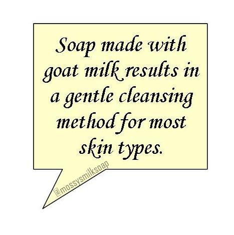 Just Sayin’… Goat Milk